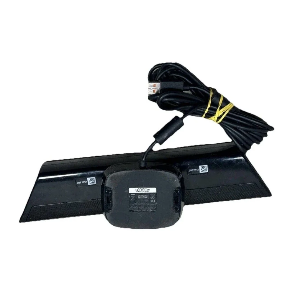 Microsoft Xbox 360 Kinect Connect Black Sensor Bar Official Model 1414 w/ Wires
